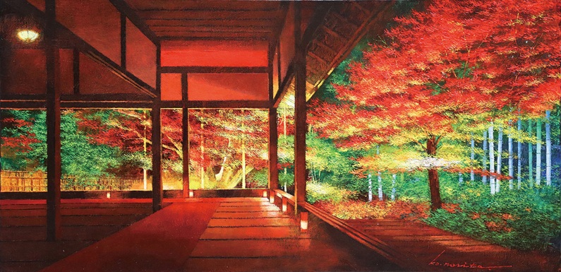 成田康 「小樽運河」 油絵・油彩画 絵画 楽天市場】絵画 成田康 油絵・油彩画 『小樽運河』 山 建造物 空