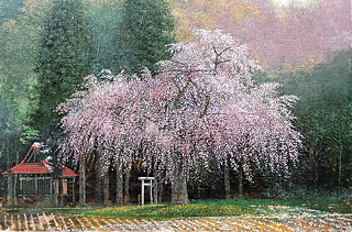 枝を花で満る